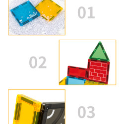 Magnetbausteine LELINO Build 35 Teile