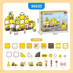 Magnetbausteine LELINO Fantasy Engineering 47 Stück