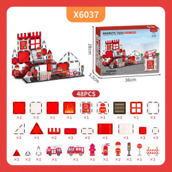 Magnetbausteine LELINO Fantasy Fire Control 48 Stück