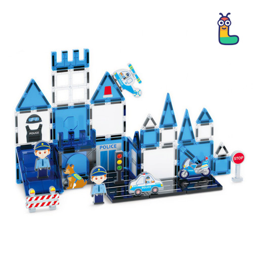 Magnetbausteine LELINO Fantasy Police 42 Stück